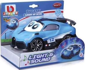 ΑΥΤΟΚΙΝΗΤΑΚΙ ΜΕ ΗΧΟ BUGATTI LIGHT UP DIVO (16/81208) BBURAGO JUNIOR