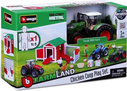 FARMLAND CHICKEN COOP WITH 1 TRACTOR (18/31681) BBURAGO JUNIOR