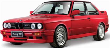 ΟΧΗΜΑ BBURAGO BMW M3 (E30) 1988 - RED ΜΕΤΑΛΛΙΚΟ ΑΝΤΙΓΡΑΦΟ 1:24 (18/21100 ) BBURAGO JUNIOR