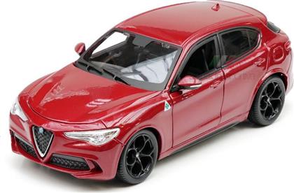 ΟΧΗΜΑ ALFA ROMEO STELVIO RED ΜΕΤΑΛΛΙΚΟ ΑΝΤΙΓΡΑΦΟ 1:24 (18/21086) BBURAGO
