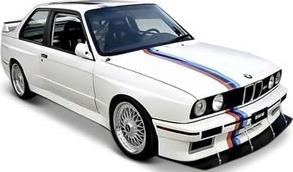 ΟΧΗΜΑ BMW M3 (E30) 1988 - WHITE ΜΕΤΑΛΛΙΚΟ ΑΝΤΙΓΡΑΦΟ 1:24 (18/21100 ) BBURAGO