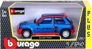 ΟΧΗΜΑ RENAULT 5 TURBO BLUE ΜΕΤΑΛΛΙΚΟ ΑΝΤΙΓΡΑΦΟ 1:24 (18/21088) BBURAGO