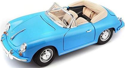 PORSCHE 356B CABRIOLET ΜΕΤΑΛΛΙΚΟ ΑΝΤΙΓΡΑΦΟ 1:18 BLUE BBURAGO