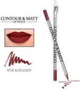 CONTOUR & MATTE LIP PENCIL 03 BURGUNDY BEAUTY BASKET από το BRANDSGALAXY