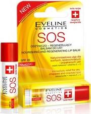 EVELINE SOS NOURISHING AND REGENERATING LIP BALM SPF15 BEAUTY BASKET