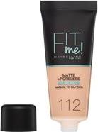 FIT ME MATTE PORELESS MAKE UP 112 SOFT BEIGE MAYBELLINE