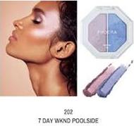PHOERA COSMETICS HIGHLIGHTER DUO 7 DAY WKND / POOLSIDE 202 (7G) BEAUTY BASKET