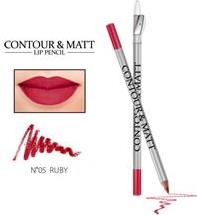 CONTOUR & MATTE LIP PENCIL 05 RUBY BEAUTY CLEARANCE
