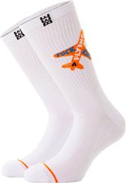 A FLYING F PREMIUM SOCKS AS-245022-WHITE ΛΕΥΚΟ BEE UNUSUAL