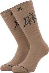 MARIJUANA MOCHA SOCKS AS-245005-MOCHA ΜΠΕΖ BEE UNUSUAL από το ZAKCRET SPORTS