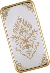 FLORAL BACK COVER CASE FOR HUAWEI P10 LITE GOLD BEEYO