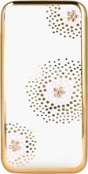 FLOWER BACK COVER CASE DOTS FOR HUAWEI Y6 II GOLD BEEYO