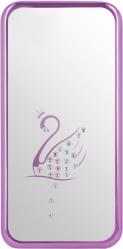 SWAN BACK COVER CASE FOR LG K10 PINK BEEYO