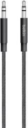 AV10164BT04-BLKBELKIN AV10164BT04-BLK PREMIUM MIXIT METALLIC AUX CABLE 3.5MM 1.2M BLACK