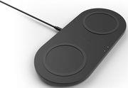 BOOSTCHARGE DUAL WIRELESS CHARGING PADS BLACK BELKIN