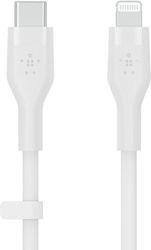 BOOSTCHARGE FLEX USB-C CABLE WITH LIGHTNING CONNECTOR 1M WHITE BELKIN