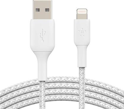 LIGHTNING TO USB-A CABLE 1M WHITE ΚΑΛΩΔΙΟ ΣΥΝΔΕΣΗΣ BELKIN