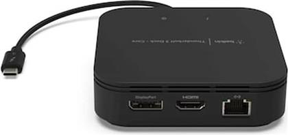 DOCKING STATION THUNDERBOLT 3 DOCK STANDARD - THUNDERBOLT 3, ΠΟΛΛΑΠΛΕΣ ΘΥΡΕΣ BELKIN