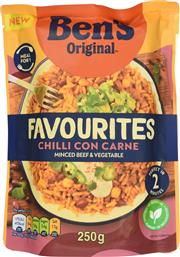 ΡΥΖΙ FAVOURITES CHILLI CON CARNE 250G BENS