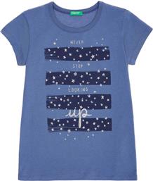 T-SHIRT 3 INDIGO GIRL ΣΚΟΥΡΟ ΜΠΛΕ (82 CM)-(1-2 ΕΤΩΝ) BENETTON