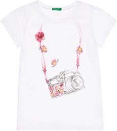 T-SHIRT #5 HELLO SUMM G ΛΕΥΚΟ (90 CM )-(2 ΕΤΩΝ ) BENETTON