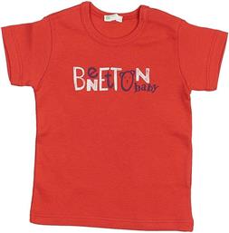 T-SHIRT BASIC BABY ΚΟΚΚΙΝΟ (62 CM)-(3-6 ΜΗΝΩΝ) BENETTON