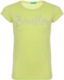 T-SHIRT BASIC GIRL ΛΑΧΑΝΙ (100 CM)-(3-4 ΕΤΩΝ) BENETTON