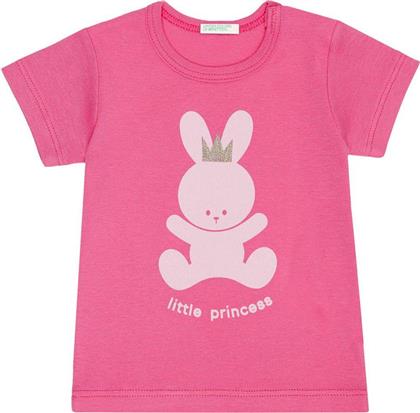 T-SHIRT BASICO BABY ΦΟΥΞΙΑ (68 CM)-(6-9 ΜΗΝΩΝ) BENETTON