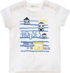 T-SHIRT BY THE SEA ΛΕΥΚΟ (68 CM)-(6-9 ΜΗΝΩΝ) BENETTON