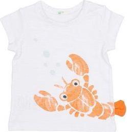 T-SHIRT BY THE SEA ΛΕΥΚΟ (68 CM)-(6-9 ΜΗΝΩΝ) BENETTON