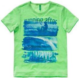 T-SHIRT CA ΠΡΑΣΙΝΟ (82 CM)-(1-2 ΕΤΩΝ) BENETTON