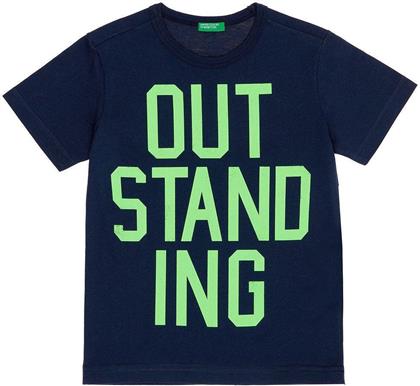 T-SHIRT FUNZIONE BOY ΜΠΛΕ ΣΚΟΥΡΟ (82 CM)-(1-2 ΕΤΩΝ) BENETTON
