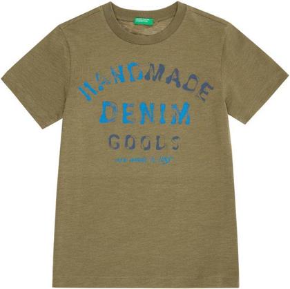 T-SHIRT INDIGO BOY ΧΑΚΙ (82 CM)-(1-2 ΕΤΩΝ) BENETTON