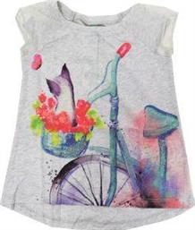 TOP COLOR POWER CAT AND BICYCLE ΓΚΡΙ ΜΕΛΑΝΖΕ (90 CM)-(2 ΕΤΩΝ) BENETTON