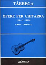 TARREGA FRANCESCO- OPERE PER CHITARRA (VOL. 2O STUDI) BERBEN