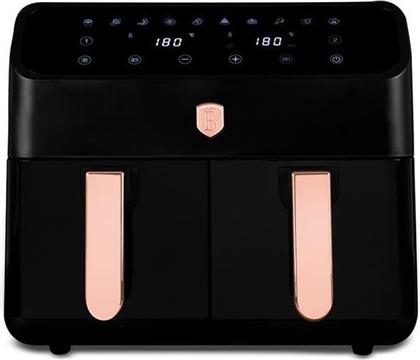BH-9659 ΜΕ 2 ΑΠΟΣΠΩΜΕΝΟΥΣ ΚΑΔΟΥΣ 2000 W 8 L ΜΑΥΡΟ ΦΡΙΤΕΖΑ ΑΕΡΟΣ BERLINGER HAUS