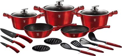 ΣΕΤ ΜΑΓΕΙΡΙΚΑ ΣΚΕΥΗ BERLINGER BH-6162 17 ΤΜΧ ΚΟΚΚΙΝΟ BERLINGER HAUS
