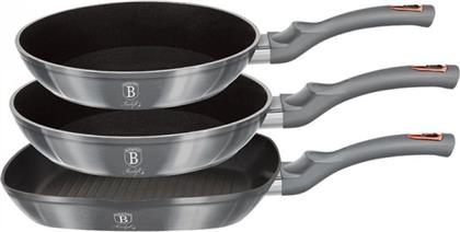 ΣΕΤ ΤΗΓΑΝΙΑ BERLINGER BH-6018F 3 ΤΜΧ ΓΚΡΙ BERLINGER HAUS