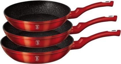 ΣΕΤ ΤΗΓΑΝΙΑ BH-1288NF ΚΟΚΚΙΝΟ BERLINGER HAUS