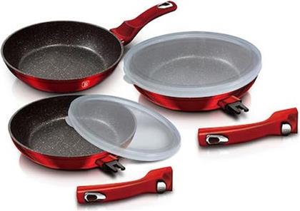 ΣΕΤ ΤΗΓΑΝΙΑ BH-7053 5 ΤΜΧ ΚΟΚΚΙΝΟ BERLINGER HAUS