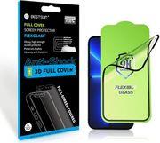 FLEXIBLE HYBRID GLASS 5D FOR APPLE IPHONE 16 PLUS BLACK BESTSUIT