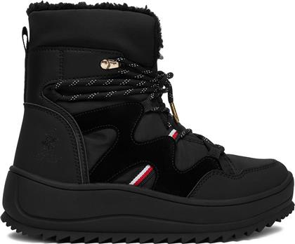 ΜΠΟΤΕΣ ΧΙΟΝΙΟΥ CEO-V12-1095 ΜΑΥΡΟ BEVERLY HILLS POLO CLUB