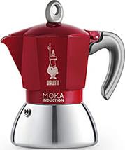 MOKA 4ΦΛ INDUCTION RED BIALETTI