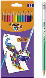 KIDS ΞΥΛΟΜΠΟΓΙΕΣ ERASABLE COLOR PENCIL BX12 INT 987868 BIC