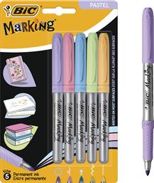 ΜΑΡΚ. ΑΝΕΞΙΤΗΛΟΣ MARKING PASTEL COLOR BL5 AST X2 EU 942865 BIC