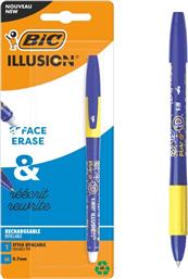 ΣΤΥΛΟ ILLUSION ΓΡΑΨΕ ΣΒΗΣΕ 0.7MM ΜΠΛΕ 1 ΤΕΜΑΧΙΟ BIC