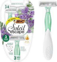 ΞΥΡΑΦΑΚΙΑ SOLEIL ESCAPE ΛΕΒΑΝΤΑ & ΕΥΚΑΛΥΠΤΟΣ 3 ΤΕΜΑΧΙΑ BIC