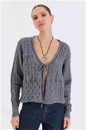 ΓΥΝΑΙΚΕΙΑ ΠΛΕΚΤΗ ΖΑΚΕΤΑ ΜΕ ΑΝΑΓΛΥΦΗ ΠΛΕΞΗ - 20-131379-0 ΓΚΡΙ BILL COST