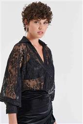 ΓΥΝΑΙΚΕΙΟ ΚΟΡΜΑΚΙ ΑΠΟ ΔΑΝΤΕΛΑ ΜΕ ΗΜΙΔΙΑΦΑΝΕΙΑ - 10-160190-0 ΜΑΥΡΟ BILL COST