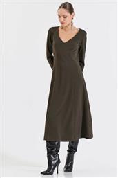 ΓΥΝΑΙΚΕΙΟ MIDI ΦΟΡΕΜΑ ΚΛΟΣ ΜΕ ΖΩΝΗ ΚΑΙ V - 10-031048-0 ΛΑΔΙ BILL COST